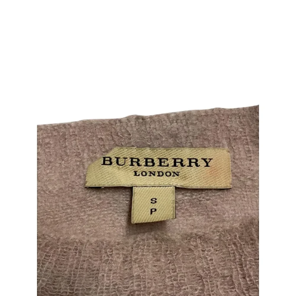 Burberry Vintage Pre-owned Wool tops Pink Dames