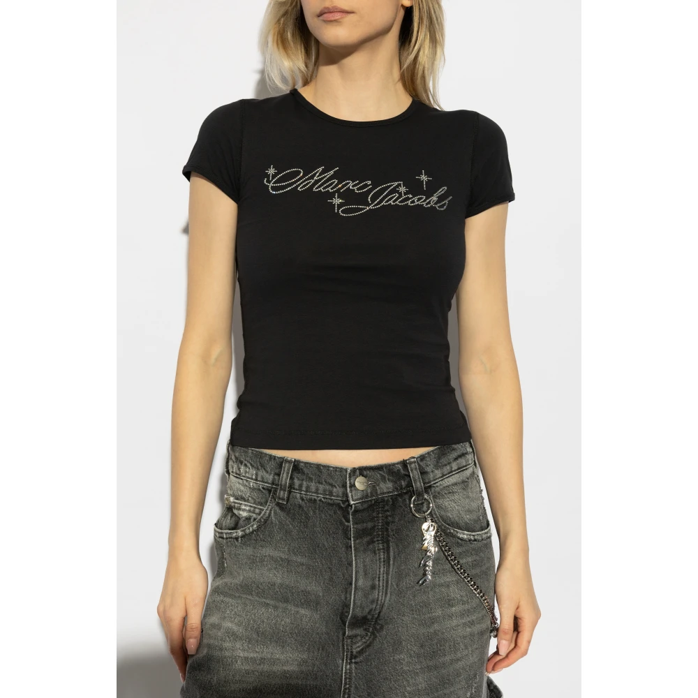 Marc Jacobs Logo top Black Dames