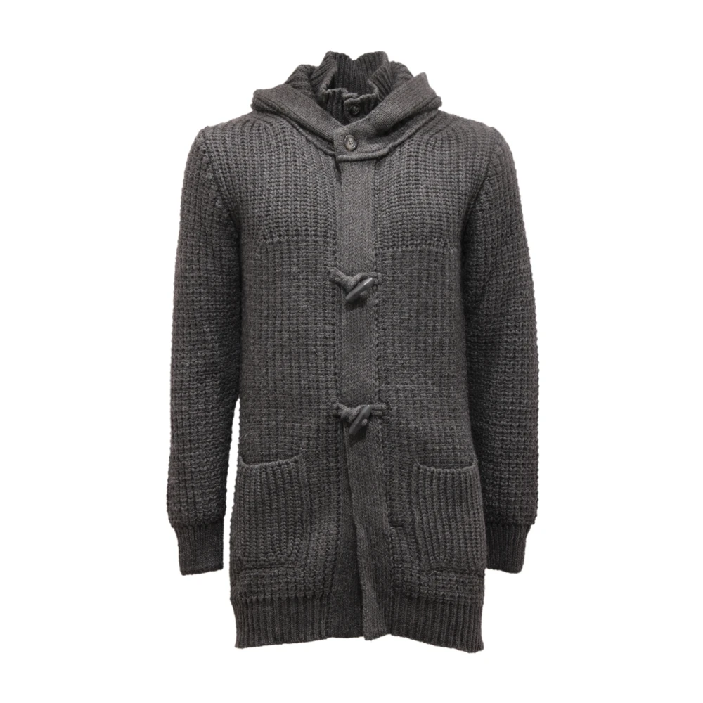 Imperial Men's Gray K3614donk Cardigan - Cardigans - S - Knitwear