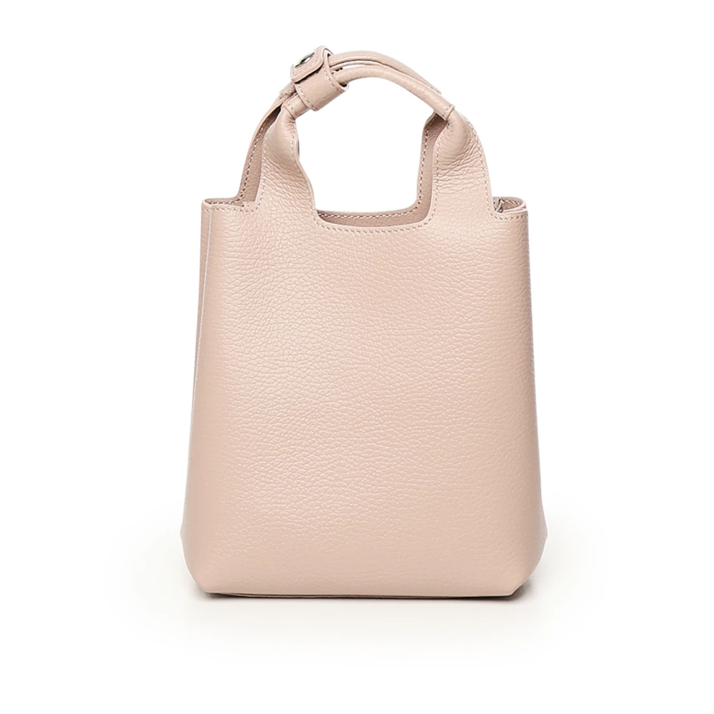 Hogan Mini Shopping Tas Beige Reliëf Beige Dames