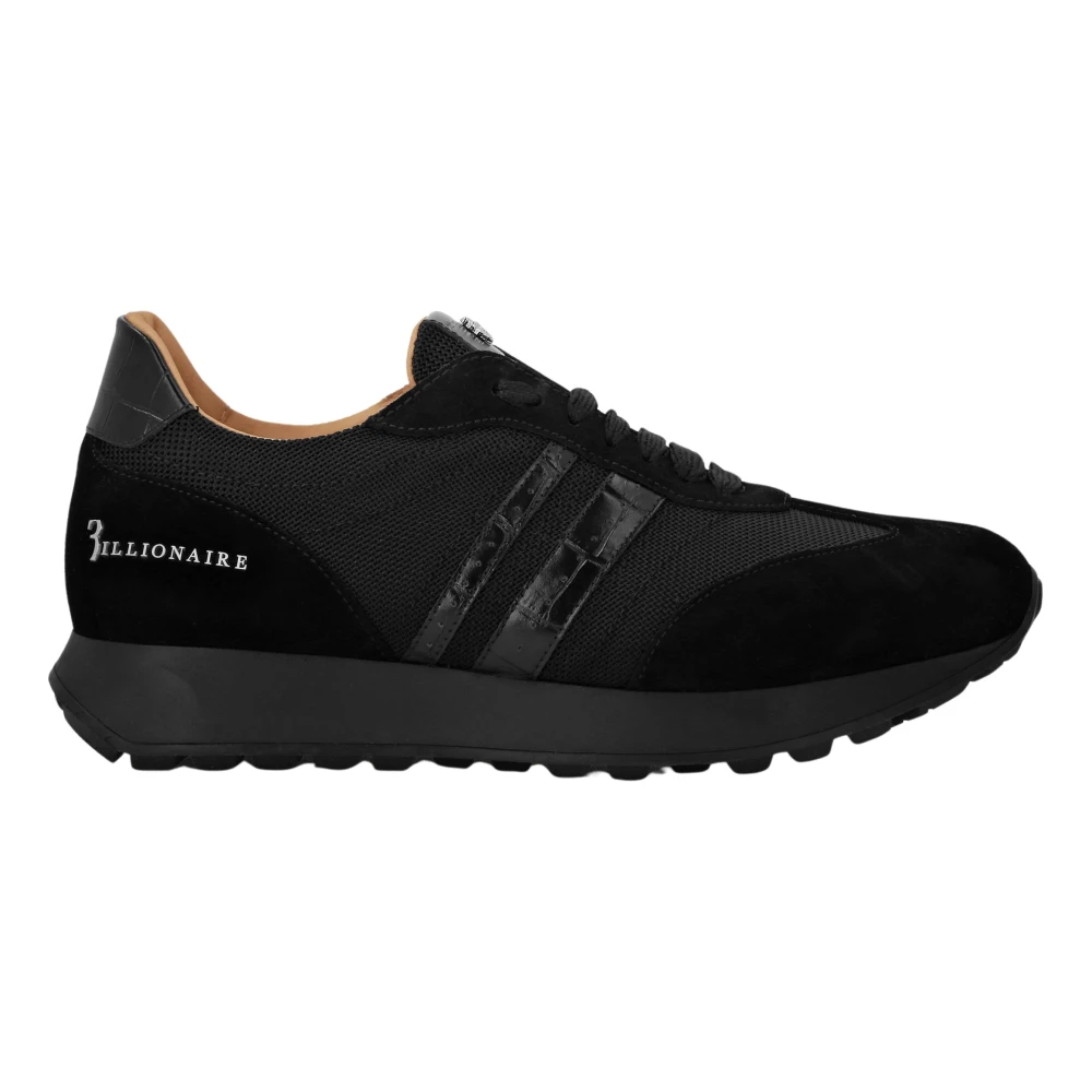 Billionaire Runner Mix Logo Heren Schoenen Zwart