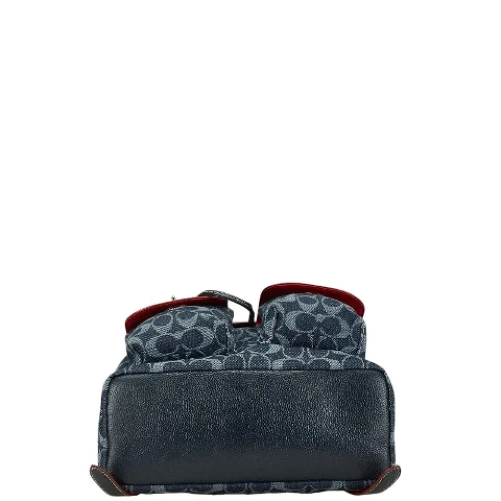 Coach Pre-owned Canvas backpacks Blue Dames