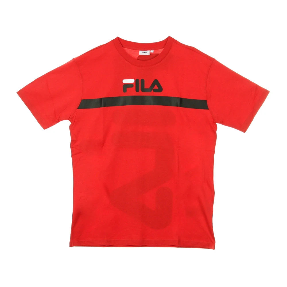 Fila Rode Anatoli Tee voor Mannen Red Heren