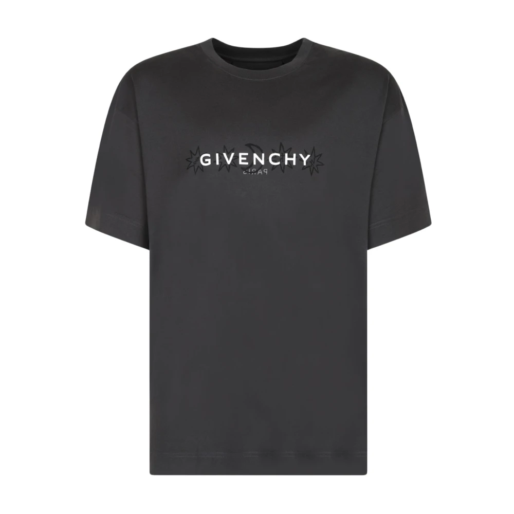Givenchy Rosewood Tarot Print Katoenen T-Shirt Black Heren