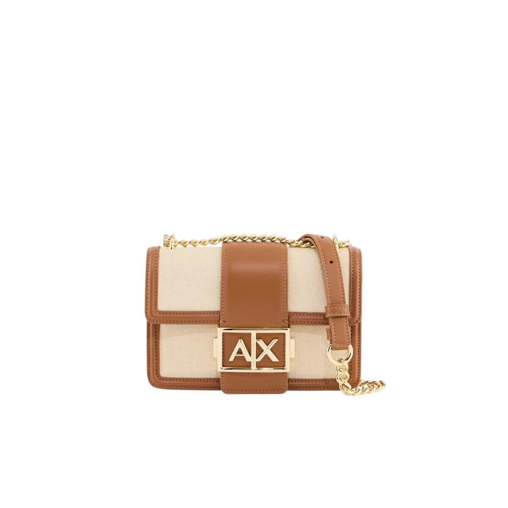 Armani Exchange Women's Brown Jodie S Mini Crossbody Bag