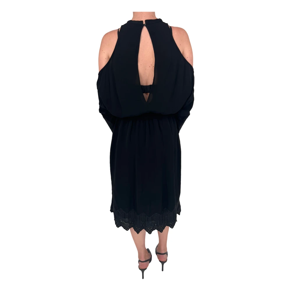 IRO Zwarte Kant Gelegenheidsjurk Black Dames