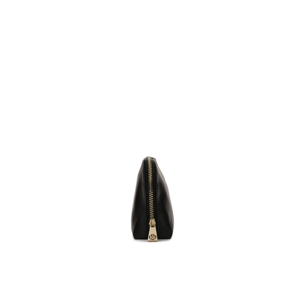 Kazar monogramleren cosmetische ritstas Black Dames