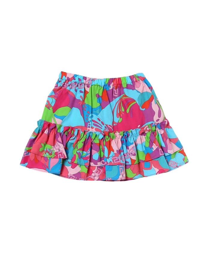 kleurrijke-ruffle-rok-bloemenprint