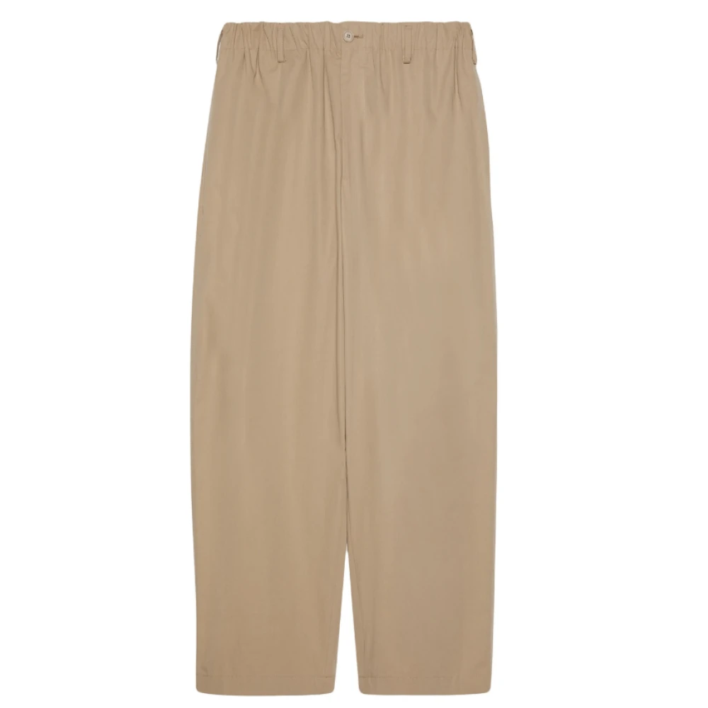 Gucci Zware katoenen poplin broek Beige Heren