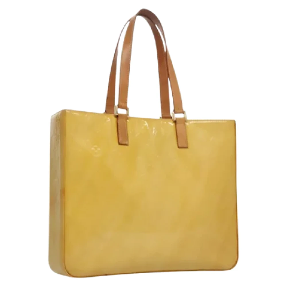 Louis Vuitton Vintage Pre-owned Leather totes Yellow Dames
