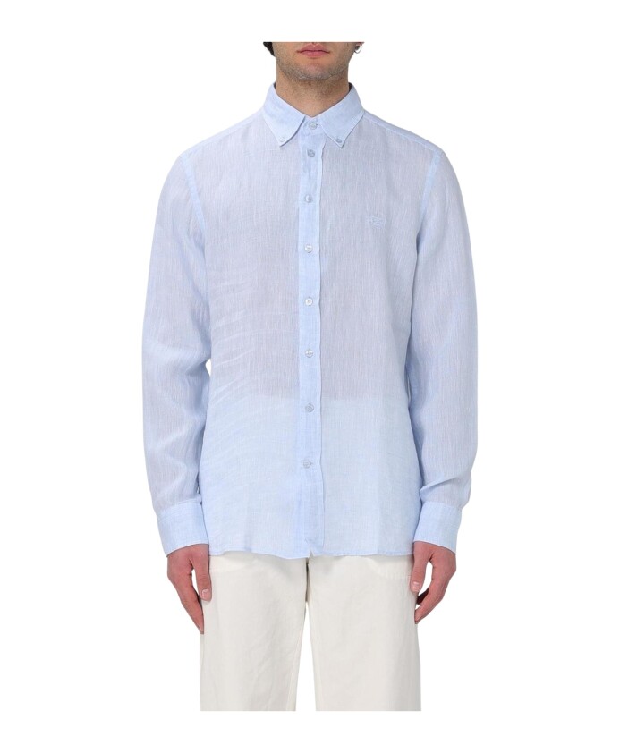 chemise-decontractee-en-lin-bleu