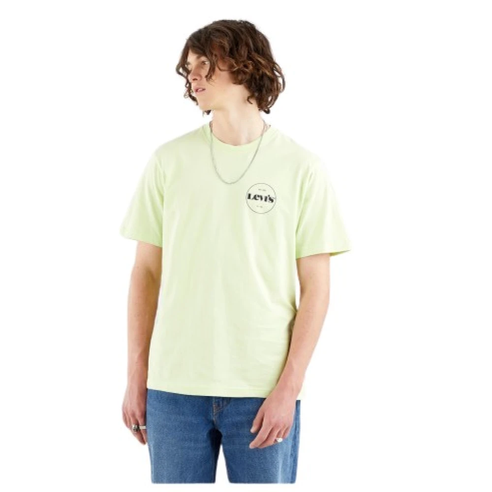 Levi's Heren Katoenen T-Shirt Green Heren