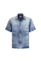 distressed-denim-cuban-collar-shirt