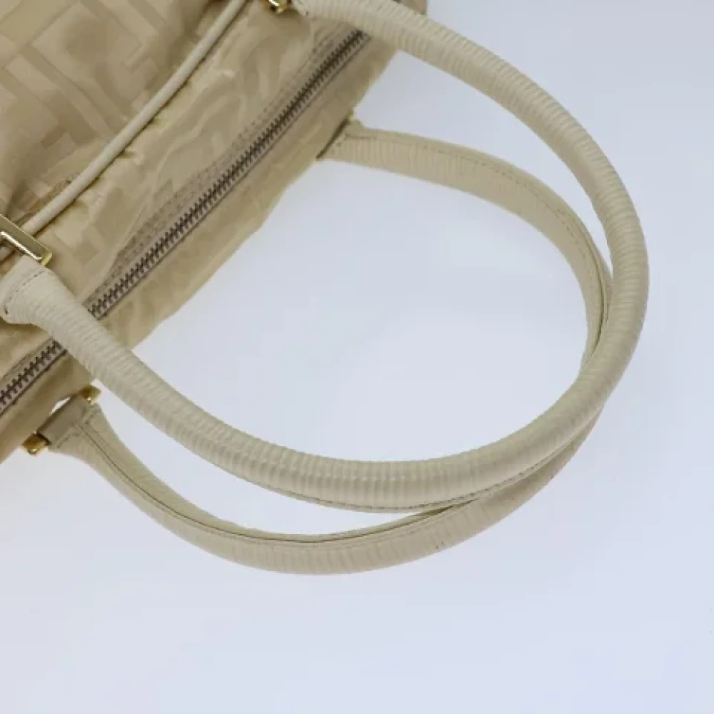 Fendi Vintage Pre-owned Nylon fendi-bags Beige Dames