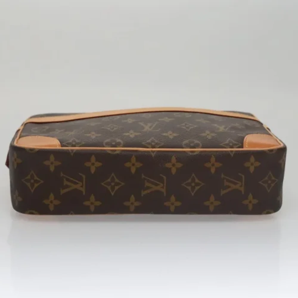 Louis Vuitton Vintage Pre-owned Canvas clutches Brown Dames