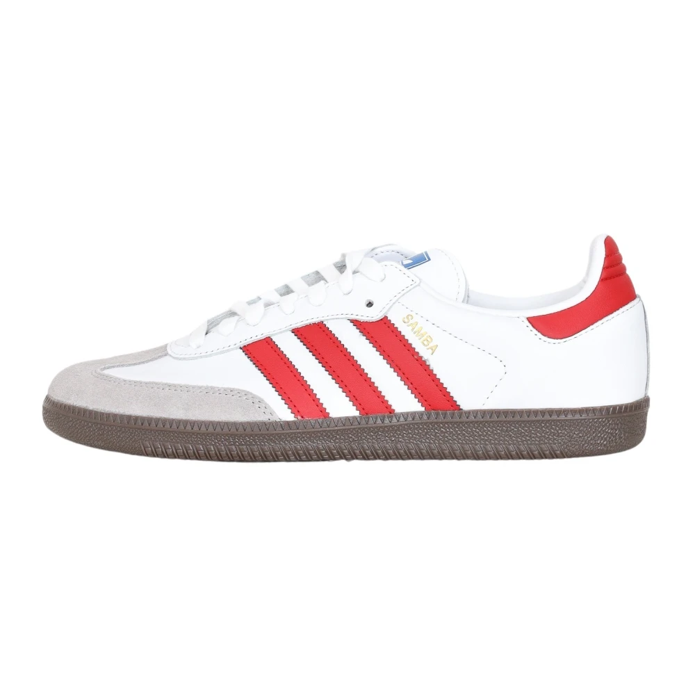 Adidas Originals Samba OG Vit Röd Sneakers White, Herr