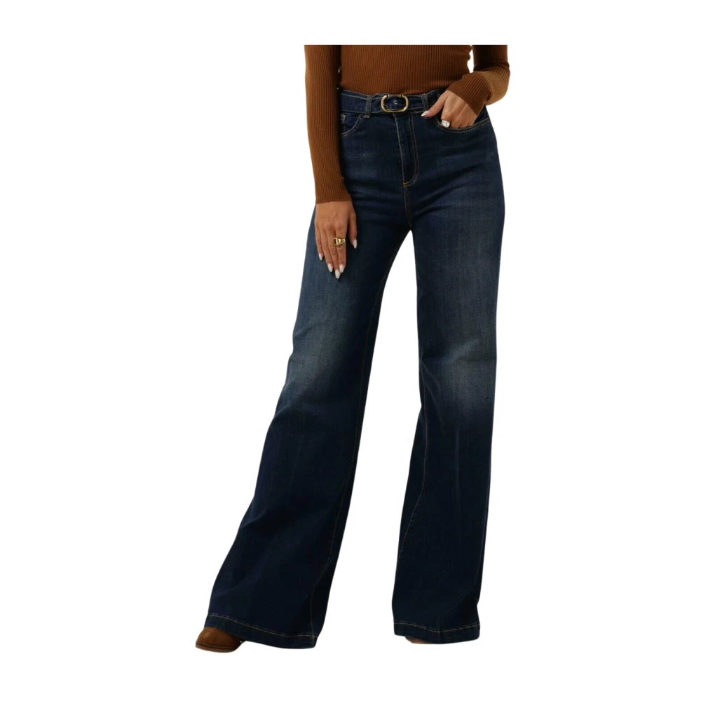 TWINSET MILANO Dames Jeans 15458238-cpc Donkerblauw