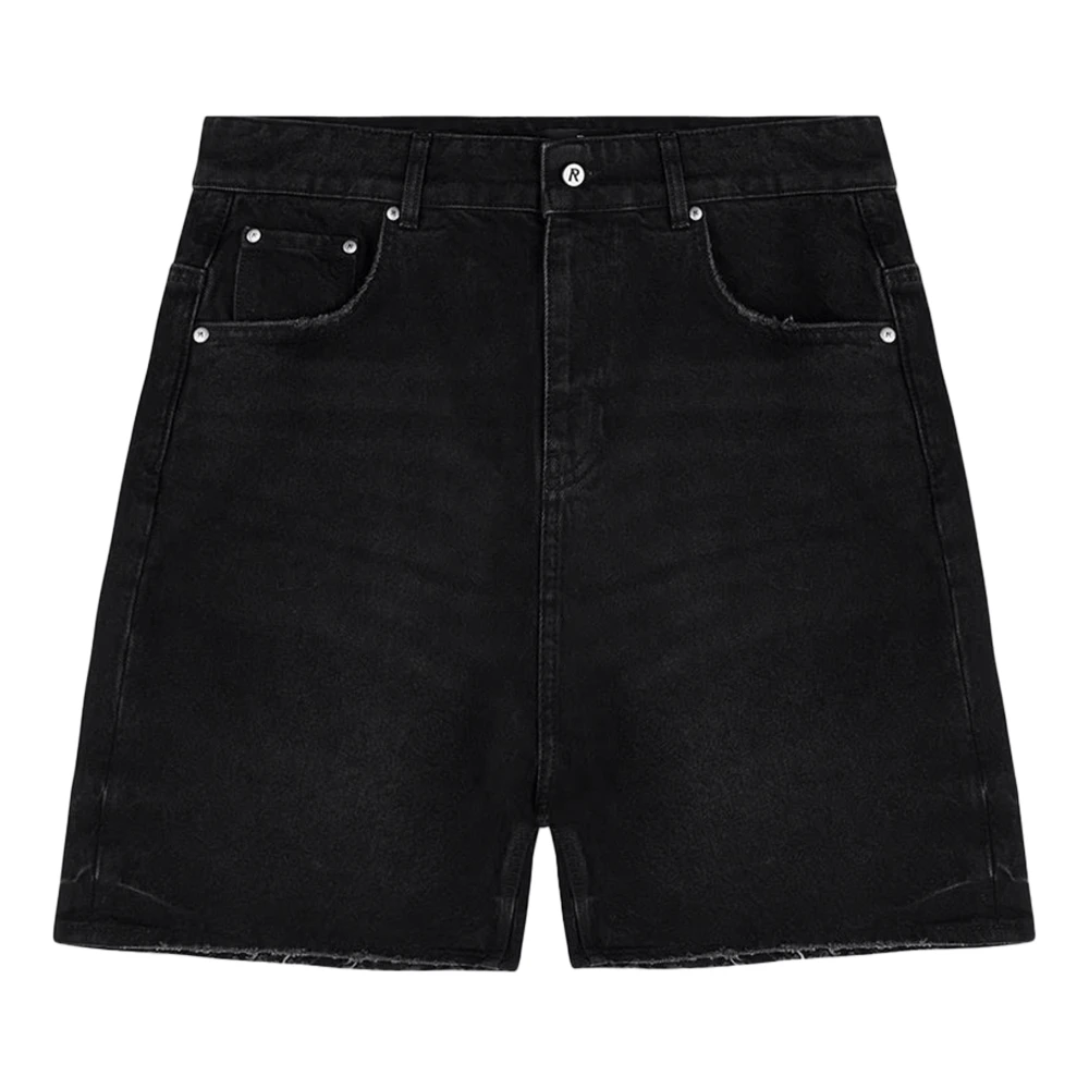 Represent Black R10t Tailored Denim Shorts - Male - Denim Shorts - W33 - Shorts