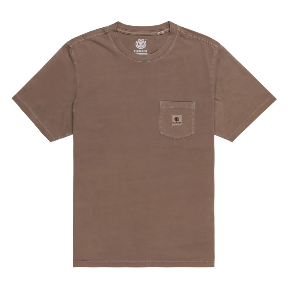 Element Basis Zak T-shirt Brown Heren