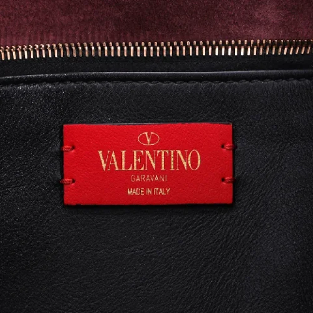 Valentino Vintage Pre-owned Leather handbags Black Dames