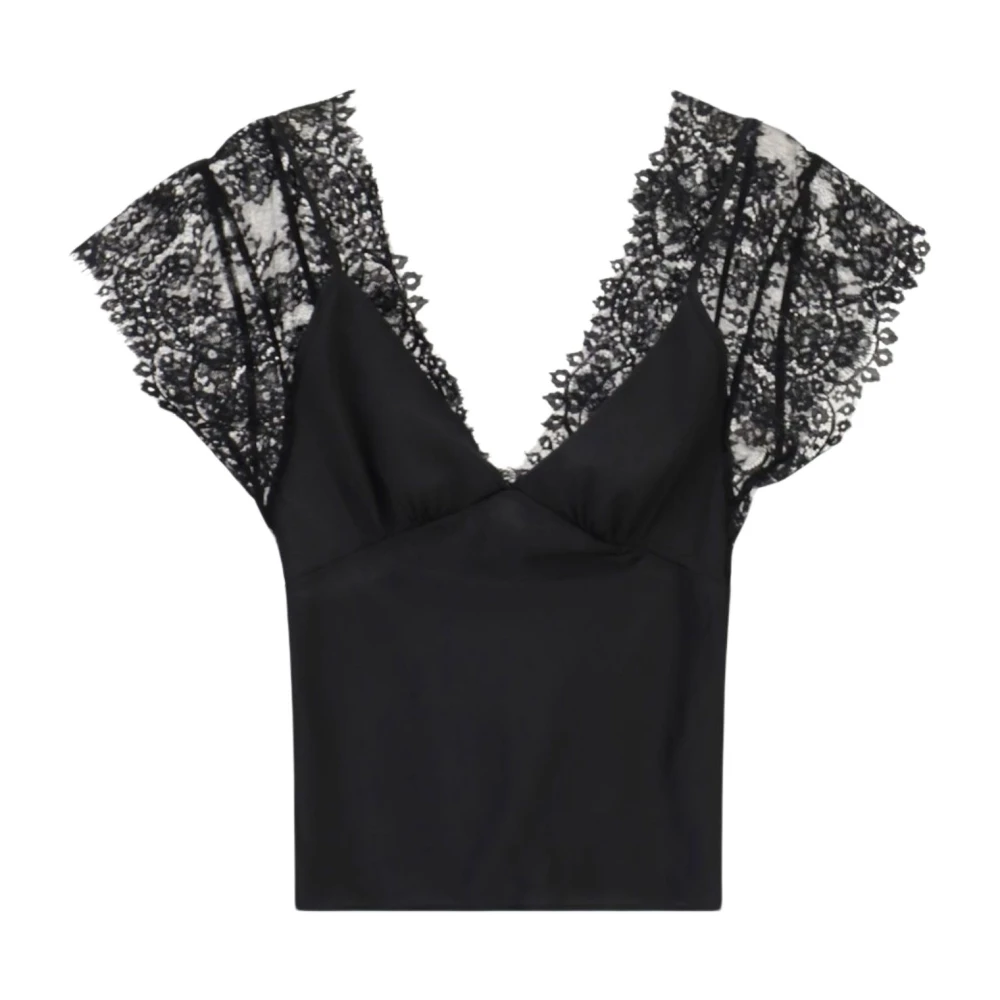 Imperial Black Blouses, Female, S, Canotta