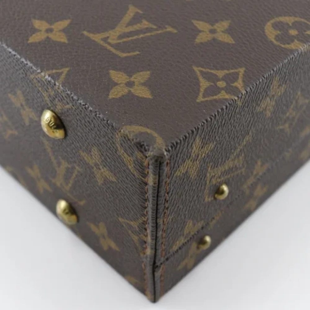 Louis Vuitton Vintage Pre-owned Canvas briefcases Brown Dames