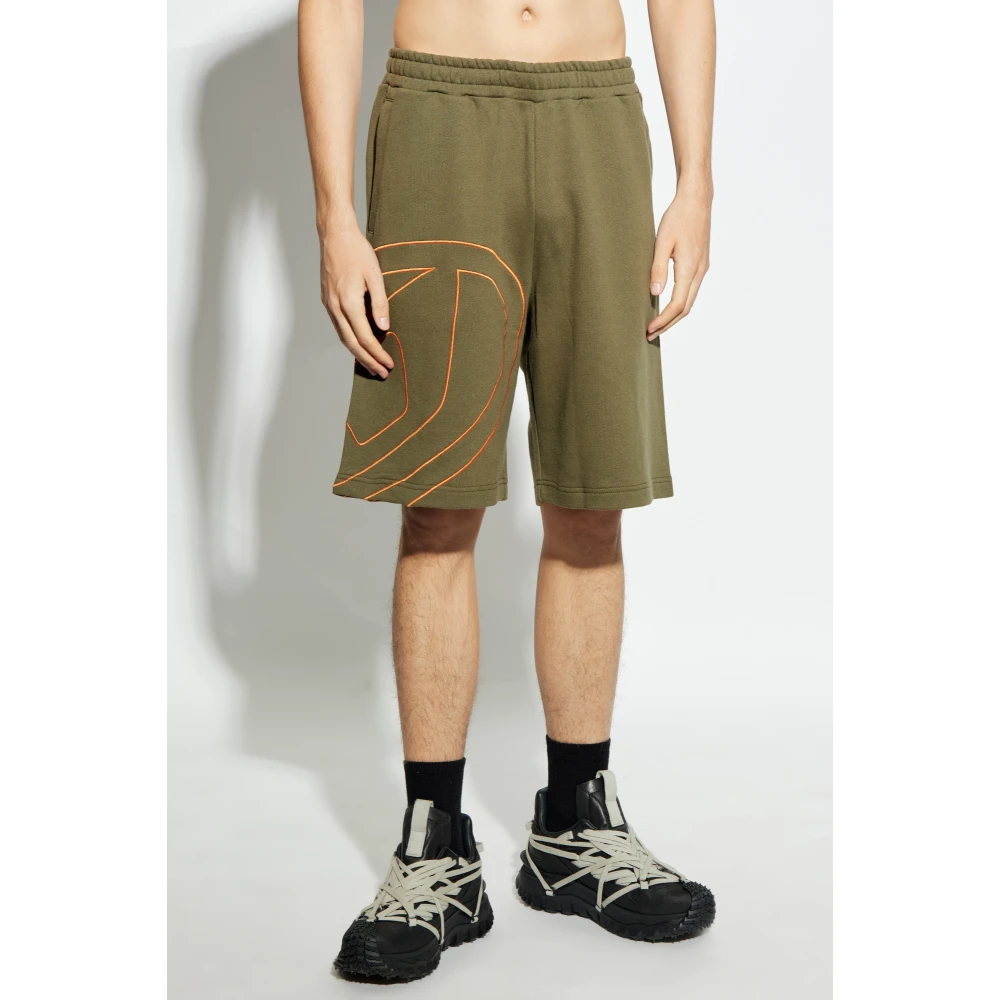 Diesel Shorts P-Crow-Megoval Green Heren