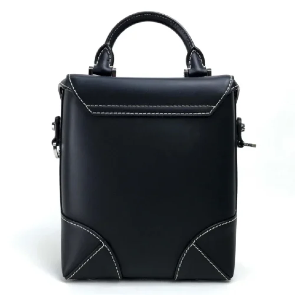 MCM Pre-owned Fabric shoulder-bags Black Dames