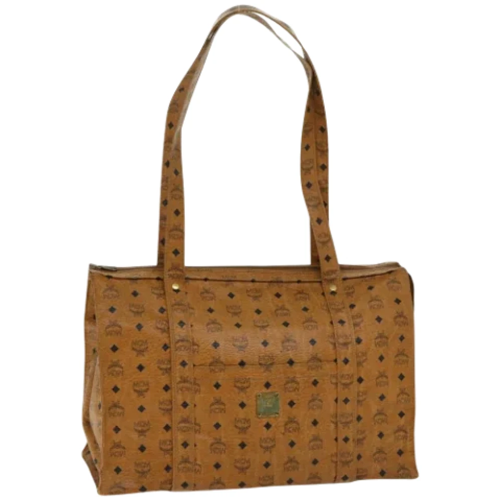 MCM Pre-owned Leather totes Brown Dames