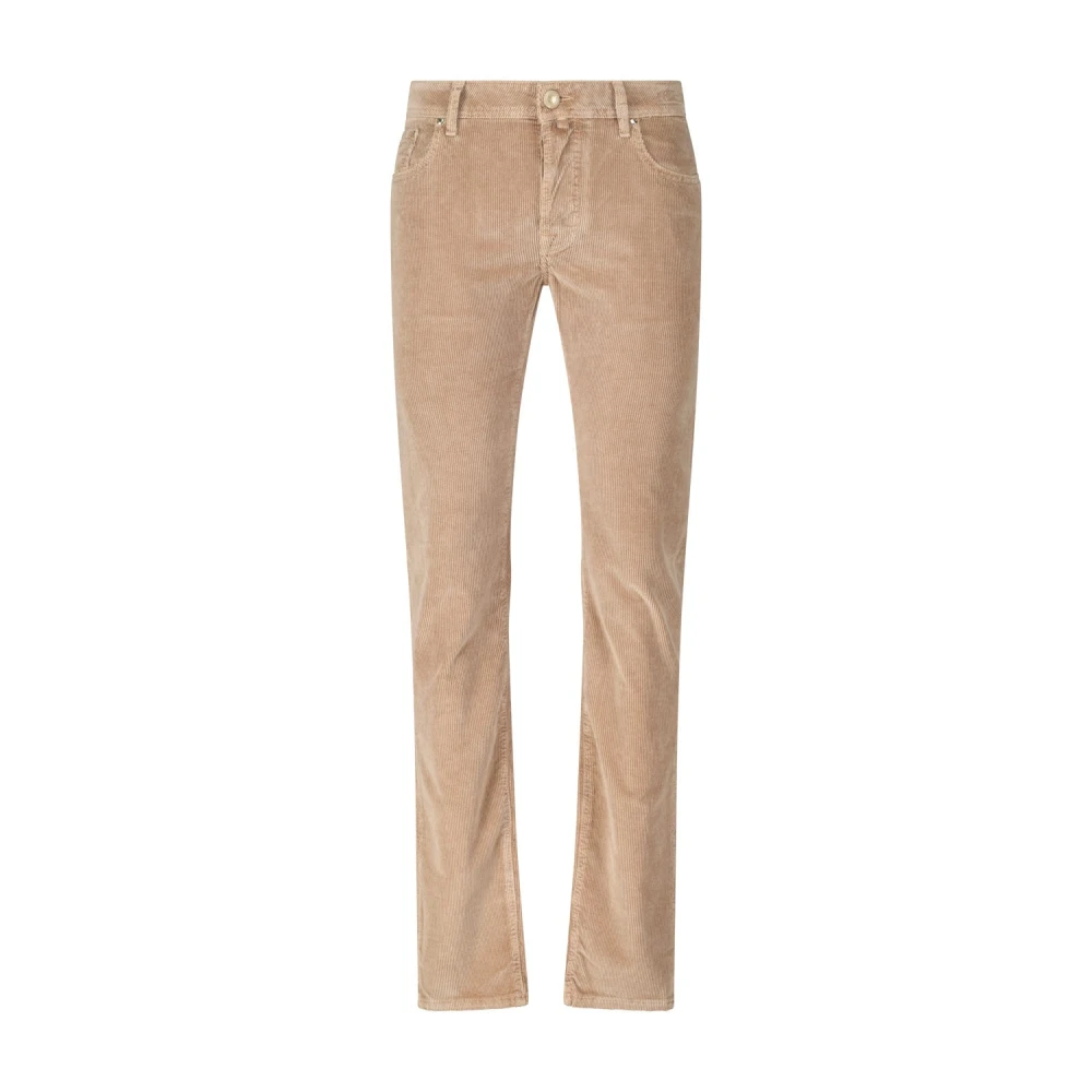Jacob Cohën Mannelijk Bruin Slim Fit Corduroy Broek