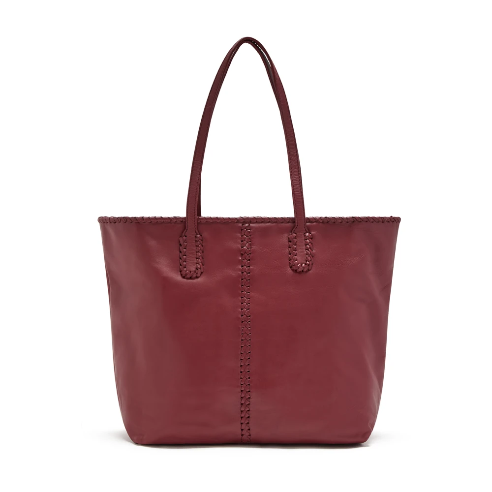 Maliparmi Geweven Boodschappentas Red Dames