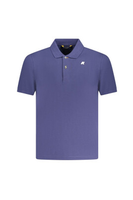 polo-en-coton-bleu-avec-logo