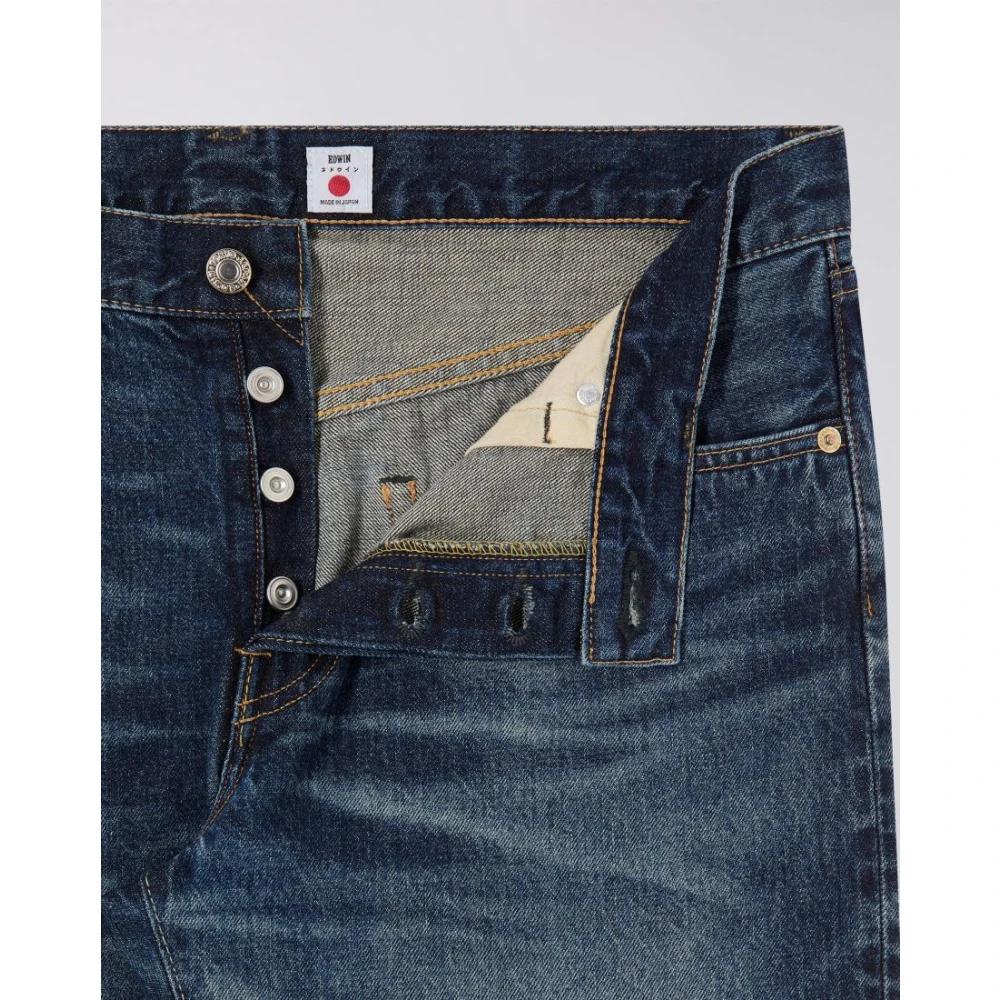 Edwin Regular Tapered Jeans Blauw Blue Heren