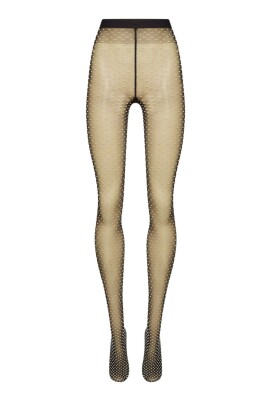 black-satin-dot-pattern-sheer-underwear
