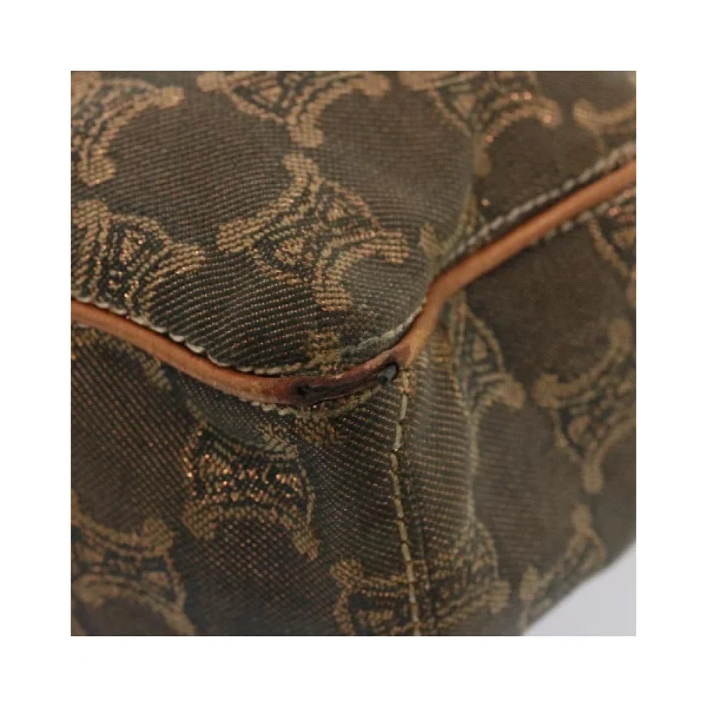 Celine Vintage Pre-owned Canvas handbags Blue Dames