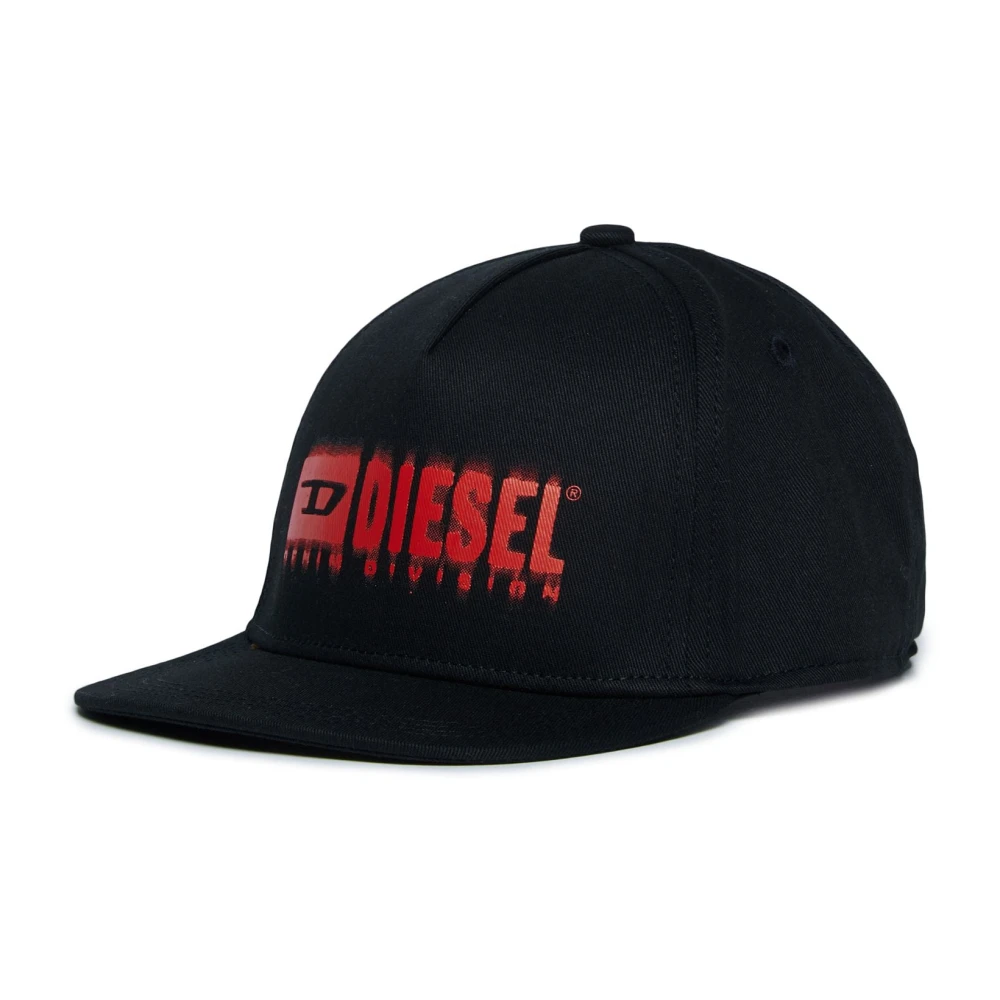 Diesel Trendig Snapback Keps med Justerbar Passform Black, Unisex