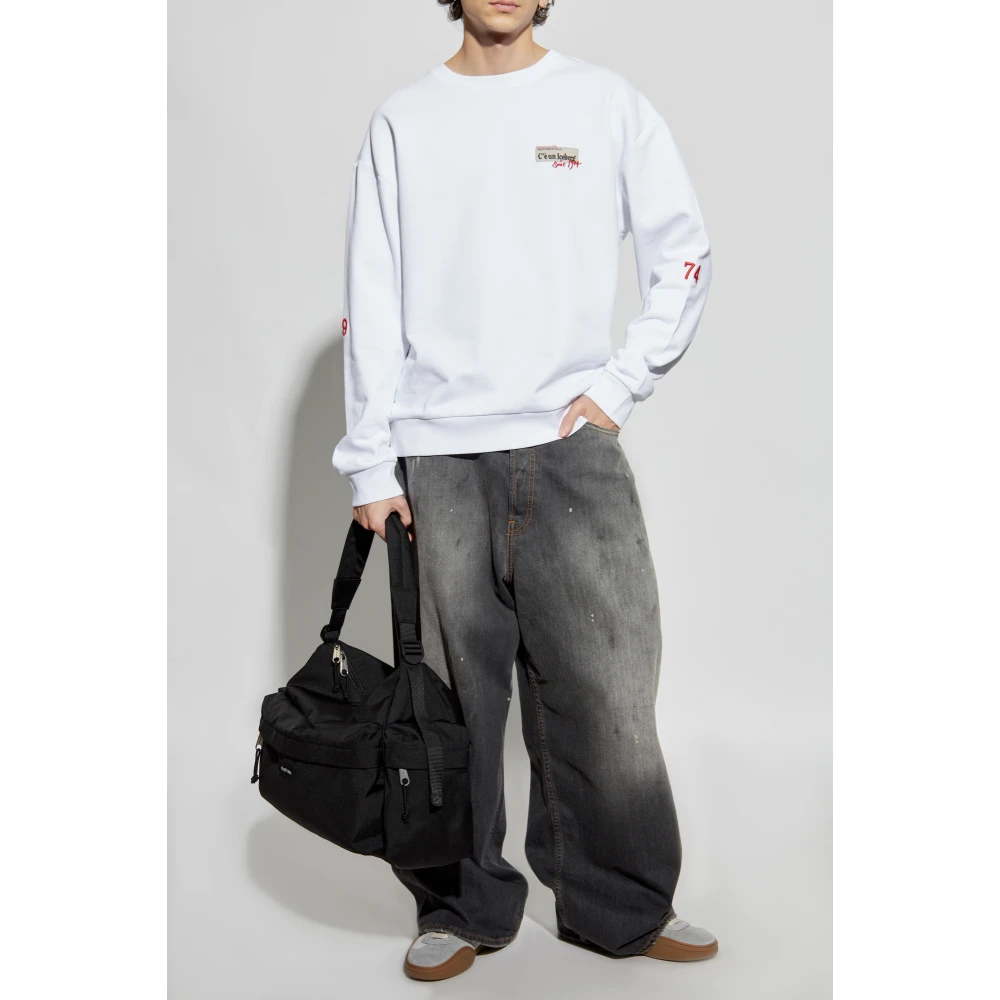 Iceberg Gedrukte sweatshirt White Heren