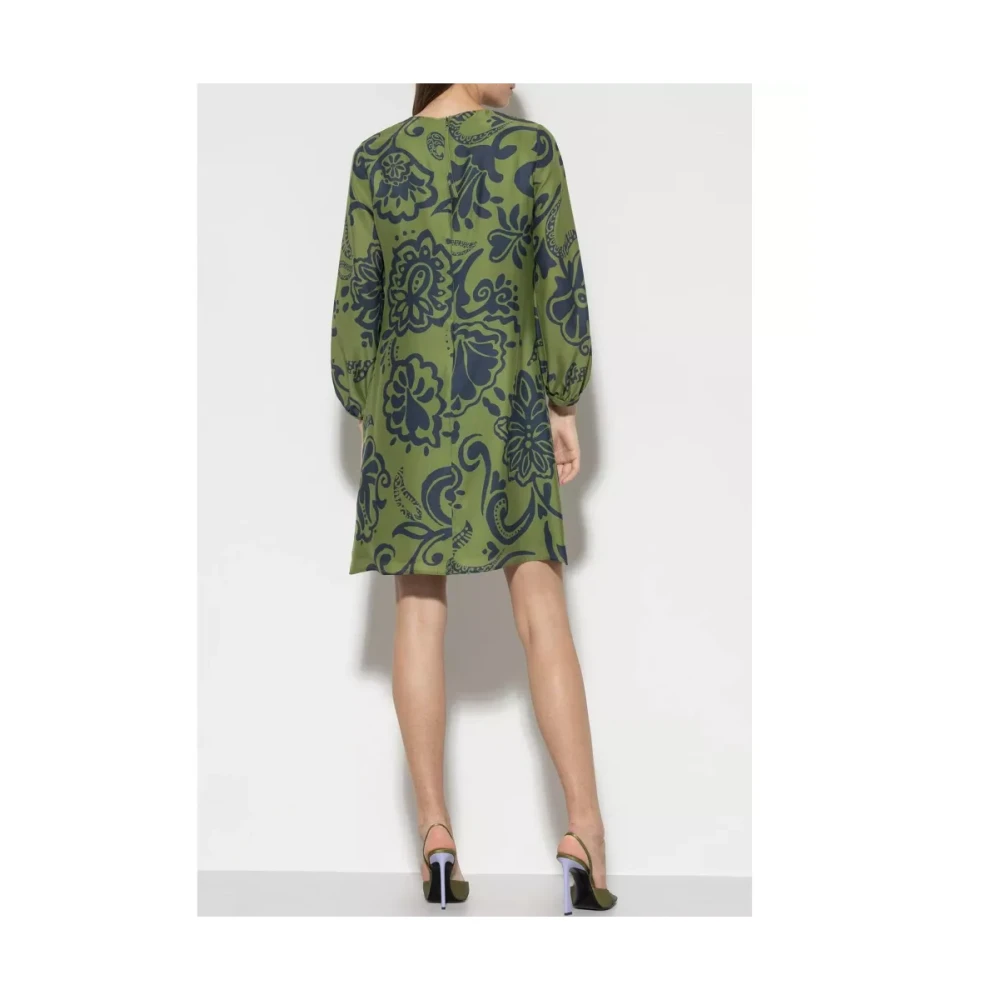 LUISA CERANO Mini jurk met print Green Dames
