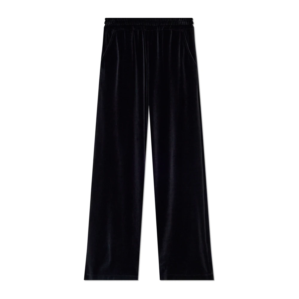 Dolce & Gabbana Fluwelen broek Black Dames