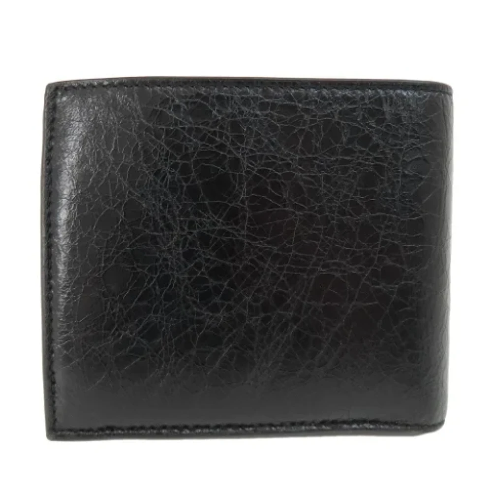 Balenciaga Vintage Pre-owned Leather wallets Black Dames