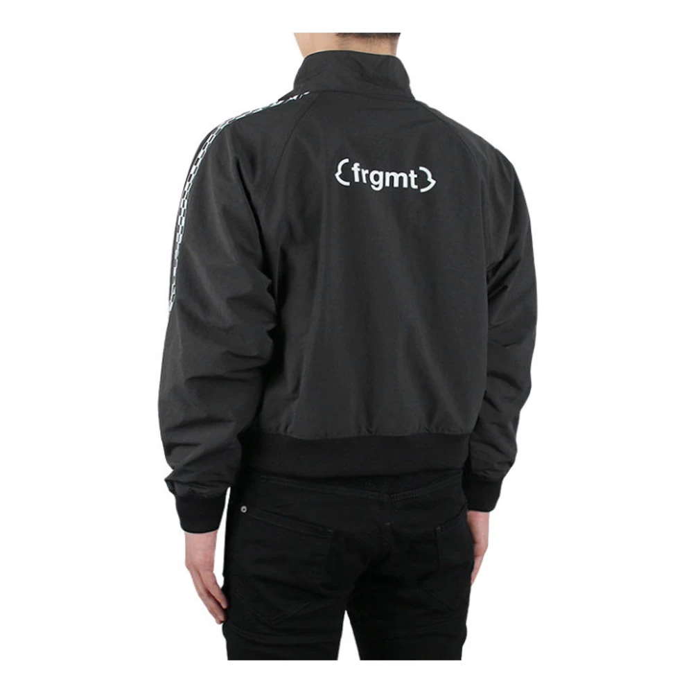 Moncler Logo Windbreaker Jas Zwart Mannen Black Heren
