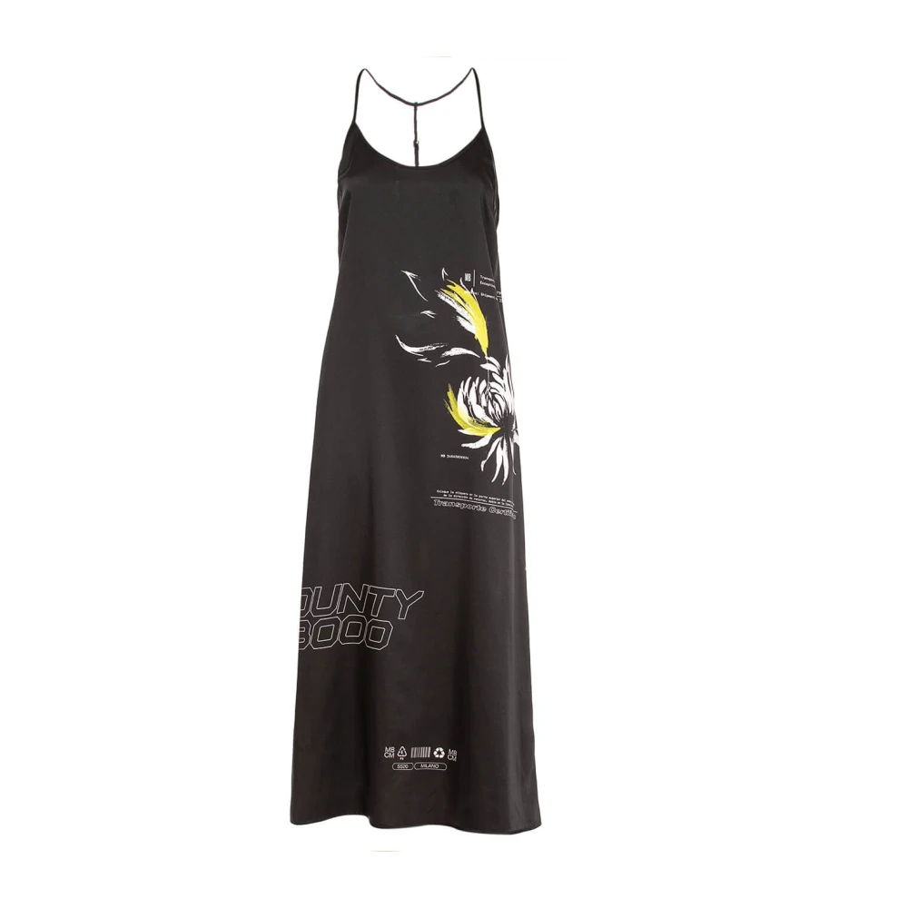 Marcelo Burlon Stijlvolle Jurk met Uniek Ontwerp Black Dames