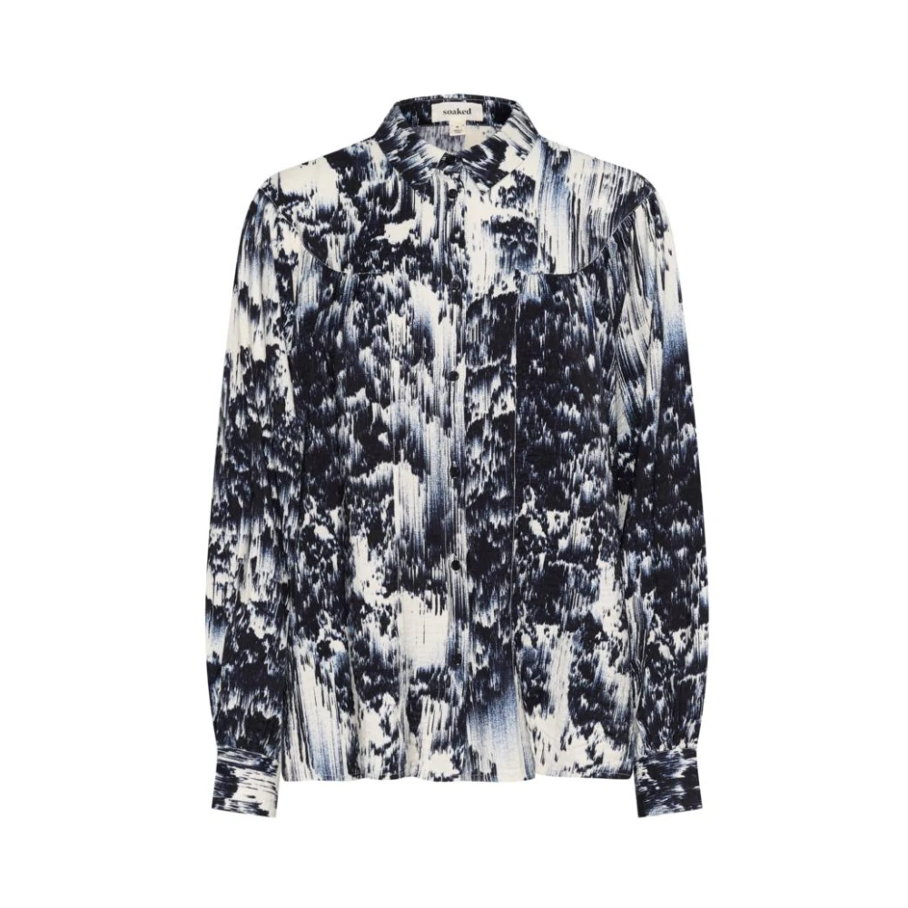 Soaked in Luxury Elegante Jazzlyn Blouse Blue Dames