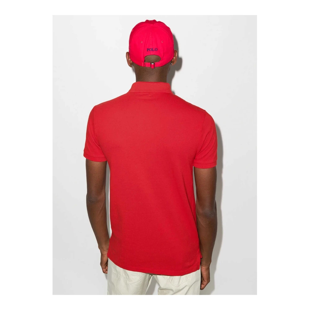 Polo Ralph Lauren Polo met Korte Mouwen en Geborduurd Logo Red Heren