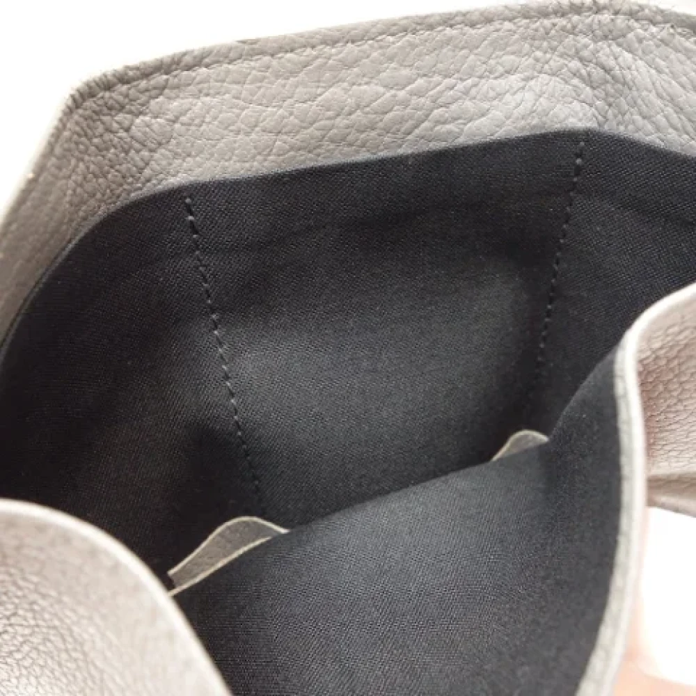Balenciaga Vintage Pre-owned Leather wallets Gray Dames
