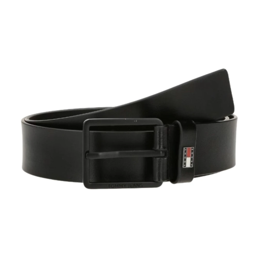 Tommy Hilfiger Leren Herenriem 4.0 Black Heren