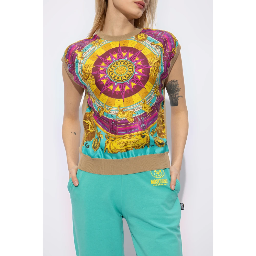 Moschino Gedrukte vest Multicolor Dames