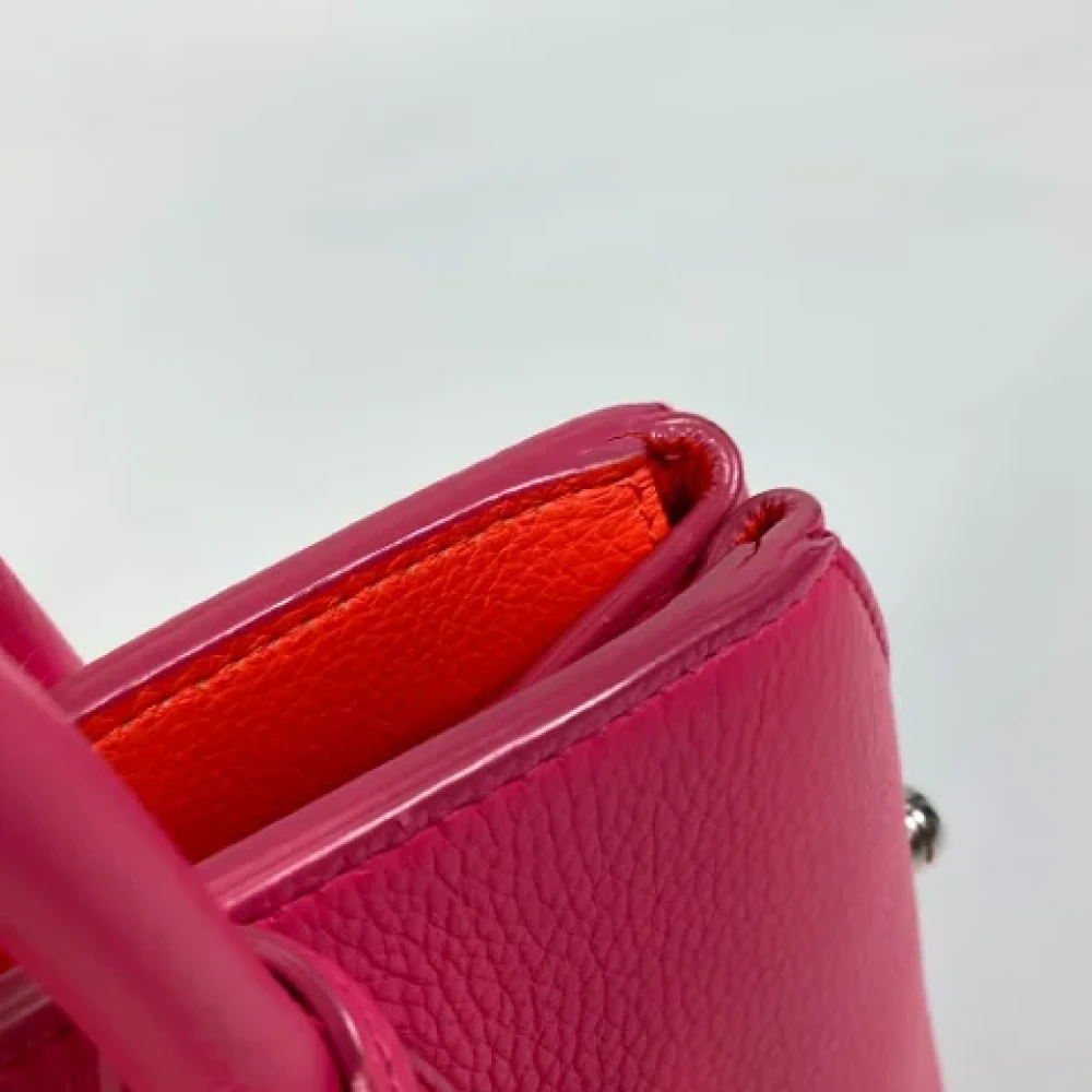 Dior Vintage Pre-owned Leather dior-bags Pink Dames