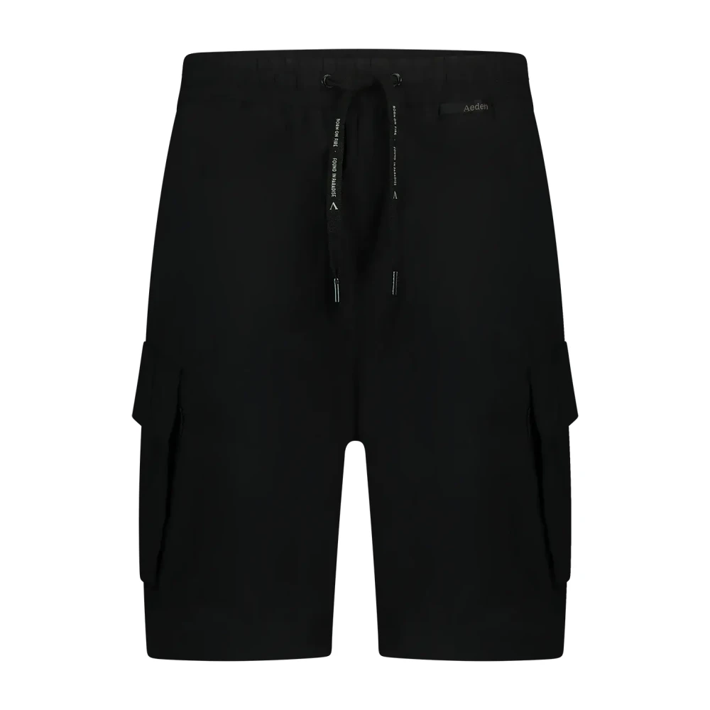 Aeden Korte Zwarte Beam Stijl Black Heren