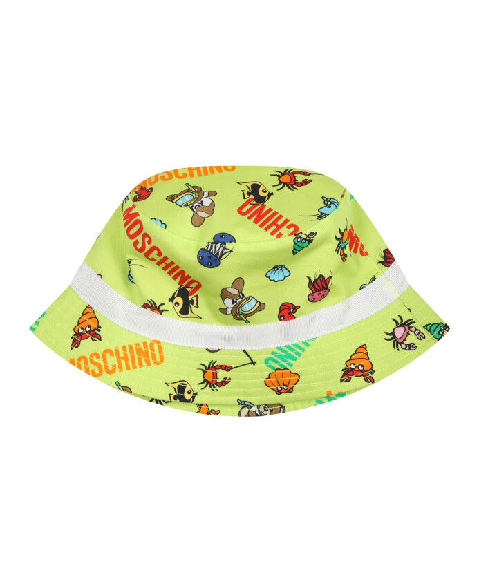 cloche-en-coton-vert-avec-imprime-animalier